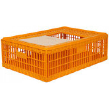 Transportkist voor pluimvee oranje (85x65x27 cm)